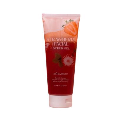 Picture of Kormesic Strawberry Facial Scrub Cleanser Gel 200ml