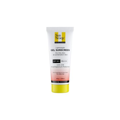 Picture of Sunscoop Ceramide & Rice Water Gel Sunscreen For Oily Skin SPF 50+ PA++++ 45gm