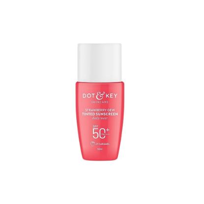 Picture of Dot & Key Strawberry Dew Tinted Sunscreen SPF 50+ PA++++ 50ml (Caramel Deep)