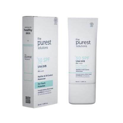 Picture of The Purest Solutions Dry-Touch Protection Mattifier & Oil Control Moisturizer for Oily Skin SPF 50+ 50ml