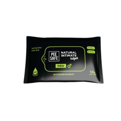 Picture of Pee Safe Biodegradable Intimate Wipes for Men - Pack of 10