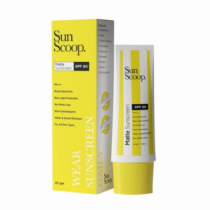 Picture of Sunscoop Matte Sunscreen SPF60 - 45gm