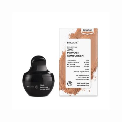 Picture of Brillare Zinc Powder Sunscreen 4gm (Beige) 
