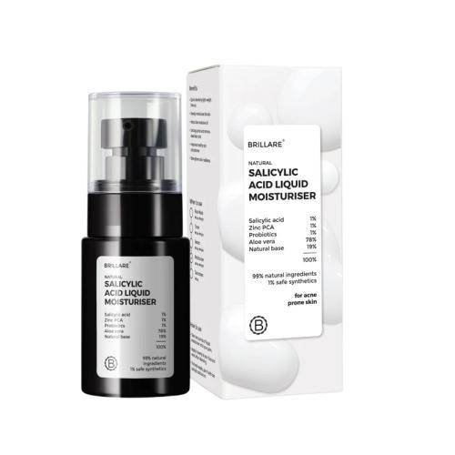 Picture of Brillare Science Salicylic Acid Liquid Moisturizer for Oily, Acne Prone Skin 30ml