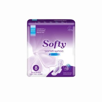 Picture of Softy Sanitary Napkins Maxi 320mm (Night Pack) 8 