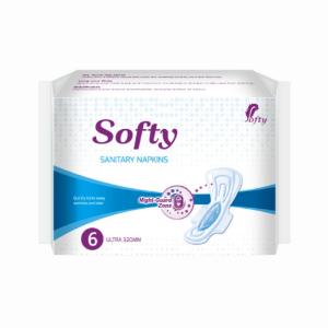 Picture of Softy Sanitary Napkins Ultra Thin 320mm (Pack of 6)