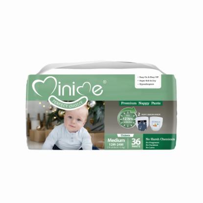 Picture of Minime Baby Diaper Medium (Pack of 36)