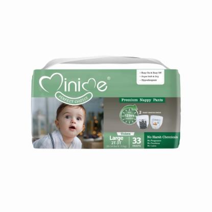 Picture of Minime Baby Diaper Large (Pack of 33)