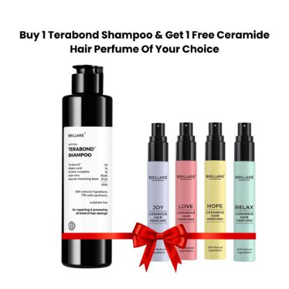 Picture of Brillare Science Terabond Shampoo Buy 1 Get 1 Free Ceramide Perfume 