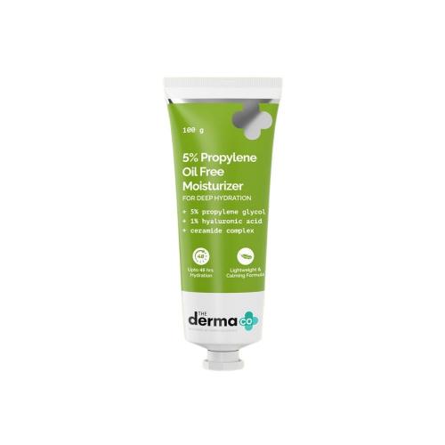 Picture of The Derma Co. 5% Propylene Oil Free Moisturizer with Propylene Glycol & Hyaluronic Acid 100gm