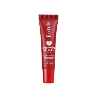 Picture of Foxtale Glazed Lips Brightening Lip Balm- Ruby Glaze 12gm