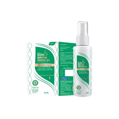 Picture of Sure Grow Green 5% Hair Solution Spray 60ml