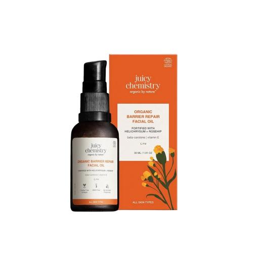 Picture of Juicy Chemistry Facial Oil for Anti-Scarring and Pigmentation Control with Helichrysum and Rosehip 10ml