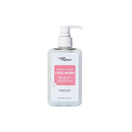 Picture of Earth Rhythm Gentle Cream Face Wash with 1% Vitamin B5 & Betaine 150ml