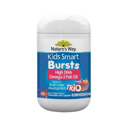 Picture of Nature's Way Kids Smart High DHA Omega-3 Trio Fish Oil (60 Capsule)