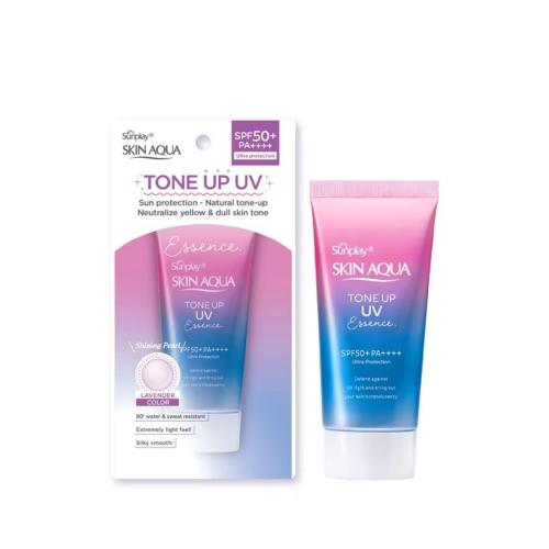 Picture of Sunplay Skin Aqua Tone Up UV Essence Lavender Sunscreen 50gm
