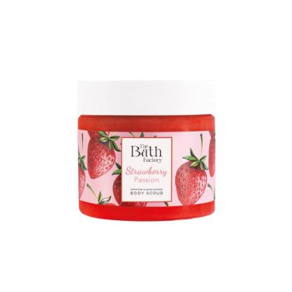 Picture of The Bath Factory Nourishing, Purifying, Moisturizing Strawberry Body Scrub 300gm 
