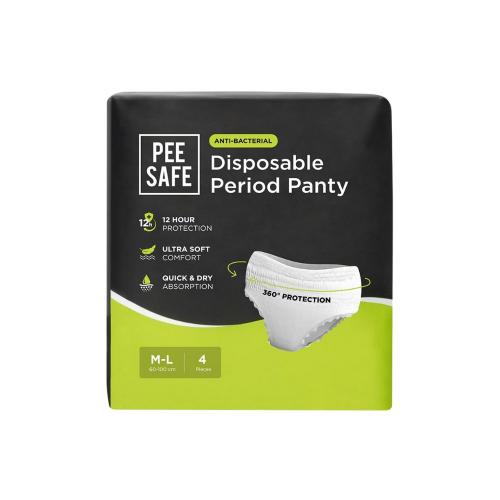 Picture of Pee Safe Disposable Period Panty - Medium to Large (Pack of 4)
