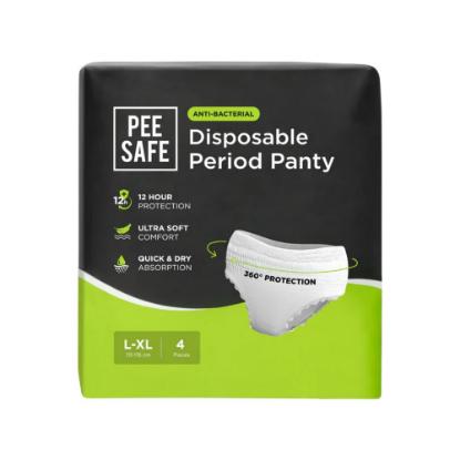 Picture of Pee Safe Disposable Period Panty - Large to Extra Large (Pack of 4)
