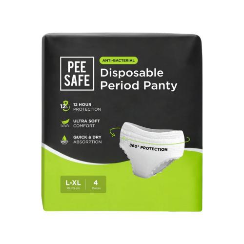Picture of Pee Safe Disposable Period Panty - Large to Extra Large (Pack of 4)