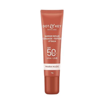 Picture of Dot & Key Ceramide + Peptide Lip Balm SPF 50+ PA+++ (Warm Nude) 10g