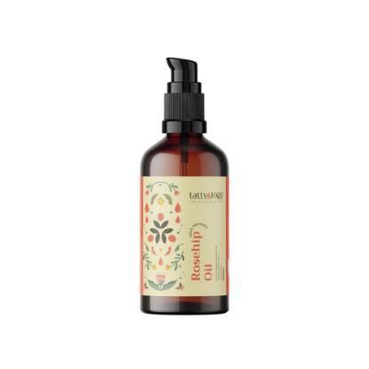 Picture of Tattvalogy Certified Organic Rosehip Oil- Cold Pressed and Unrefined 50ml