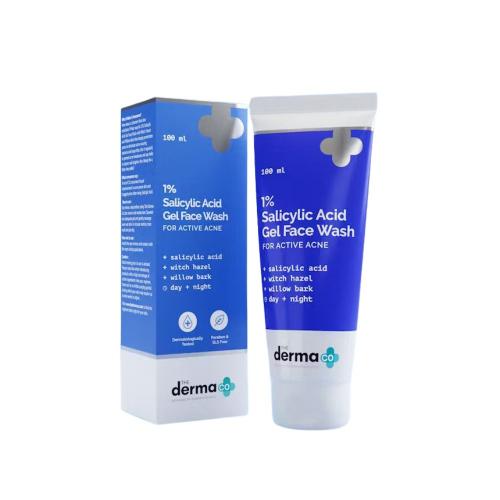 Picture of The Derma Co. 1% Salicylic Acid Gel Face Wash with Salicylic Acid & Witch Hazel 100ml
