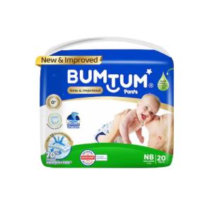 Picture of Bumtum Baby Diaper Pants Ultrasoft (NB-20pcs)