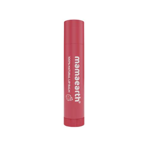 Picture of Mamaearth Nourishing 100% Natural Lip Balm Vitamin E & Strawberry 4gm