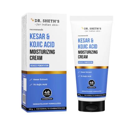 Picture of Dr. Sheth's Kesar & Kojic Acid Moisturizing Cream 50gm 