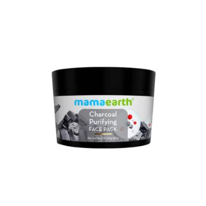 Picture of Mamaearth Charcoal Purifying Face Pack with Activated Charcoal & Glycolic Acid 200gm
