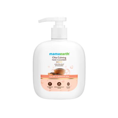 Picture of Mamaearth Chia Calming Face Cleanser with Chia Seeds & Ceramides 180ml 