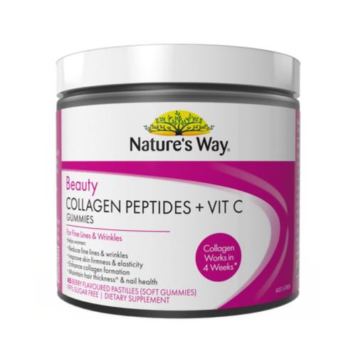 Picture of Nature's Way Beauty Collagen Peptides + Vitamin C 40 Gummies 