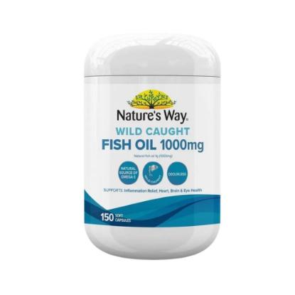 Picture of Natures's Way Wild Caught Fish Oil 1000mg 150 Soft Capsules 