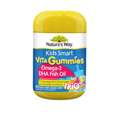 Picture of Nature's Way Kids Smart Vita Gummies Omega 3 Fish Oil 60 Pastilles