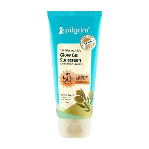 Picture of Pilgrim 2% Niacinamide Glow Sunscreen SPF 50 PA+++ 50gm