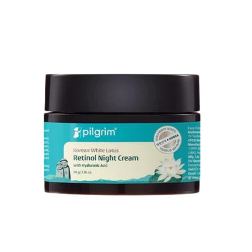Picture of Pilgrim Retinol Night Cream With Vitamin C & Hyaluronic Acid 50gm