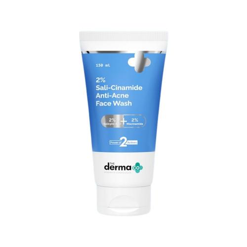 Picture of The Derma Co. Sali-Cinamide Anti-Acne Face Wash With 2% Salicylic Acid & 2% Niacinamide 150ml