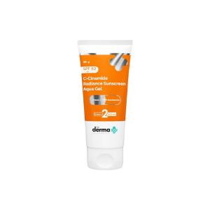 Picture of The Derma Co. C-Cinamide Radiance Sunscreen Aqua Gel with SPF 50 & PA++++ 80gm