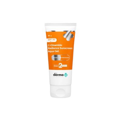 Picture of The Derma Co. C-Cinamide Radiance Sunscreen Aqua Gel with SPF 50 & PA++++ 80gm