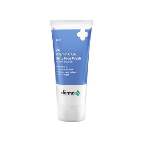 Picture of The Derma Co. 2% Vitamin C Gel Daily Face Wash 80ml