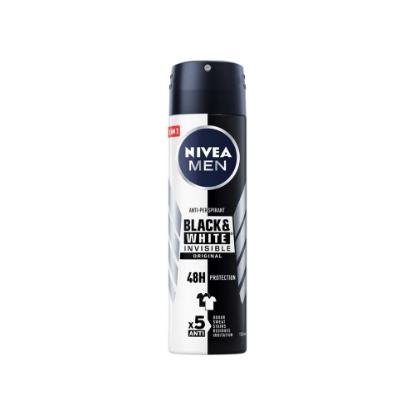 Picture of Nivea Men Black & White Invisible Deodorant Spray 150ml 