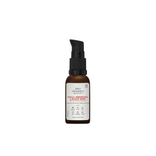 Picture of Juicy Chemistry Chilli, Horsetail and Black Seed Hair Oil 10ml