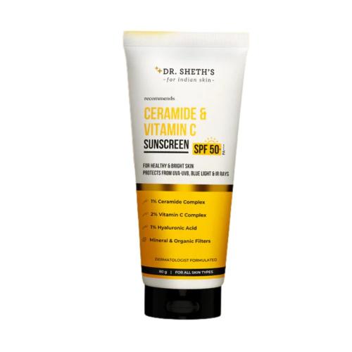 Picture of Dr. Sheth’s Ceramide & Vitamin C Sunscreen 80gm