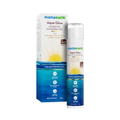 Picture of Mamamearth Aqua Glow Hydrating Sunscreen Gel 50gm 