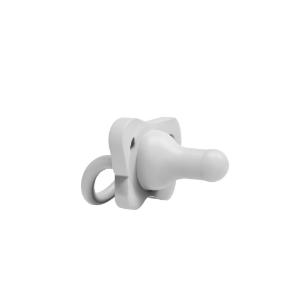 Picture of Dr. Brown's HappyPaci Silicone One-Piece Pacifier, 0-6m, Gray, Individually Wrapped (PS11019-INTL-MED)