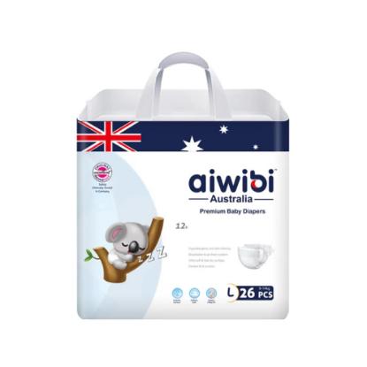 Picture of Aiwibi Comfy Guard Baby Diapers With Elastic Waistband Large - 26Pcs 