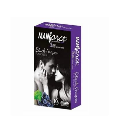 Picture of Manforce Condom Black Grapes Flavoured 10pcs
