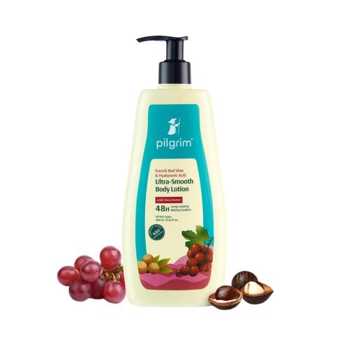 Picture of Pilgrim French Red Vine and Hyaluronic Acid Ultra Smooth Body Lotion 400ml