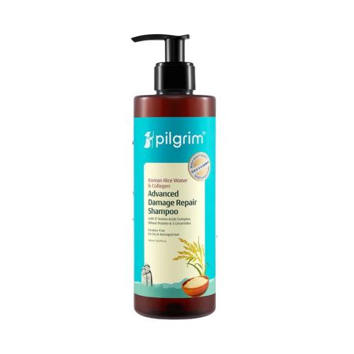 Picture of Pilgrim Korean Rice Water & Collagen Advanced Damage Repair Shampoo 400ml